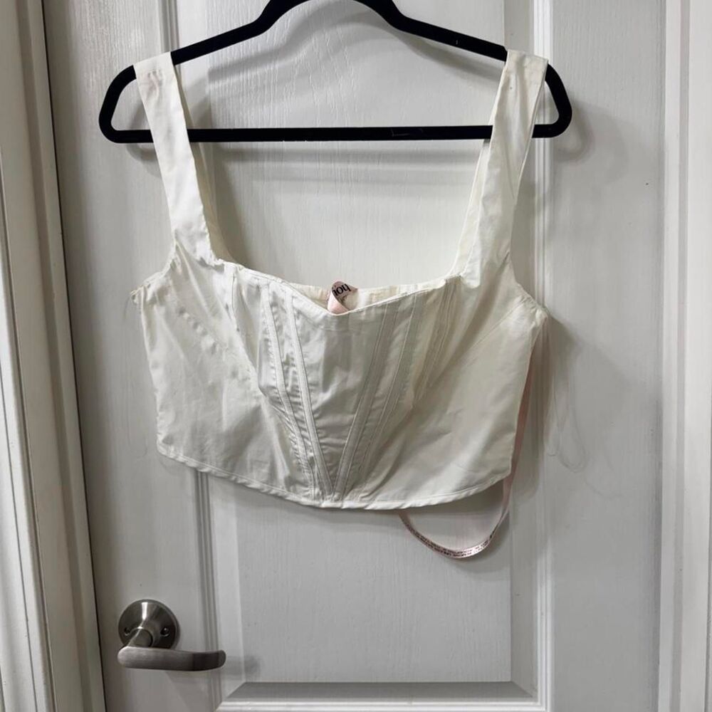 House-of-cb Women's White Corset